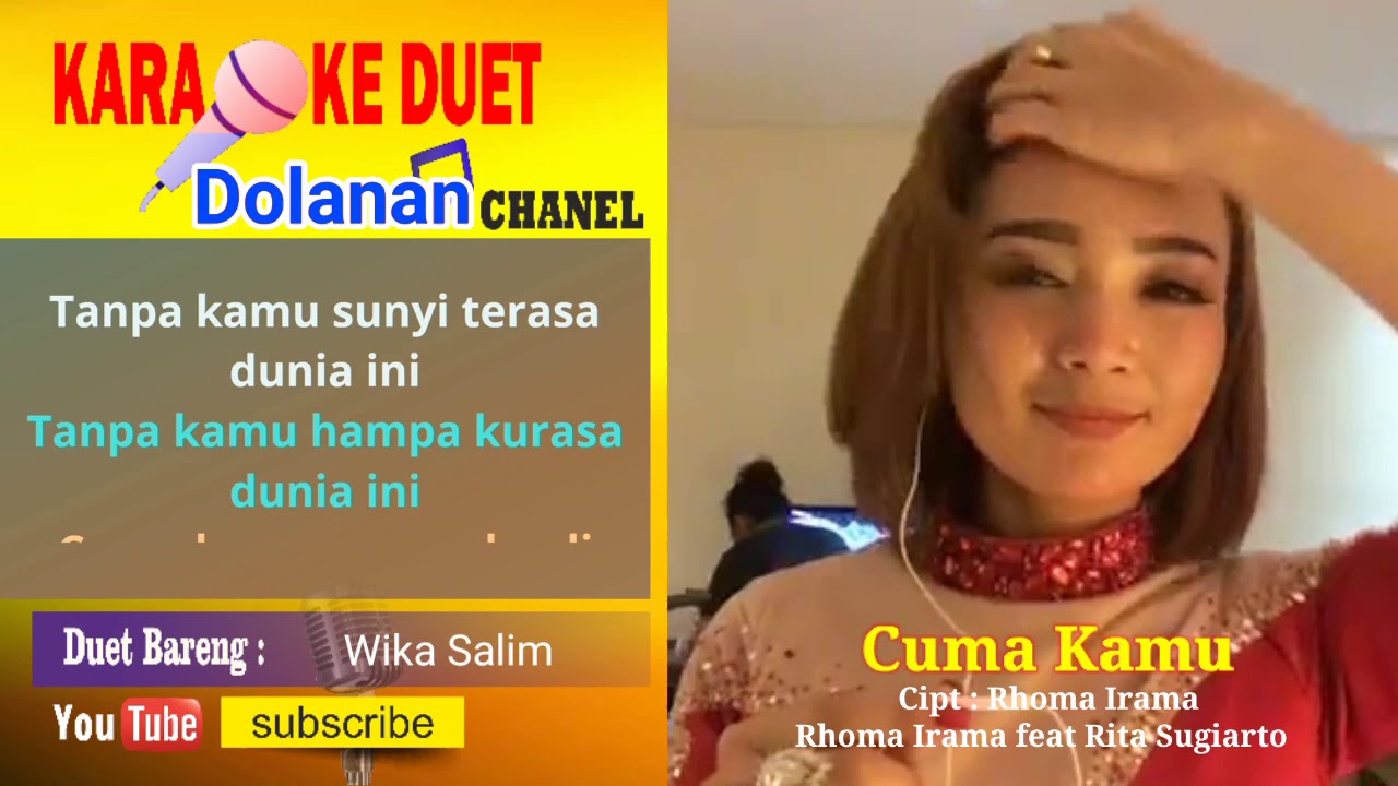 Cuma kamu Karaoke Smule feat Wika Salim