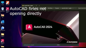 How to fix AutoCAD files not opening directly with AutoCAD software
