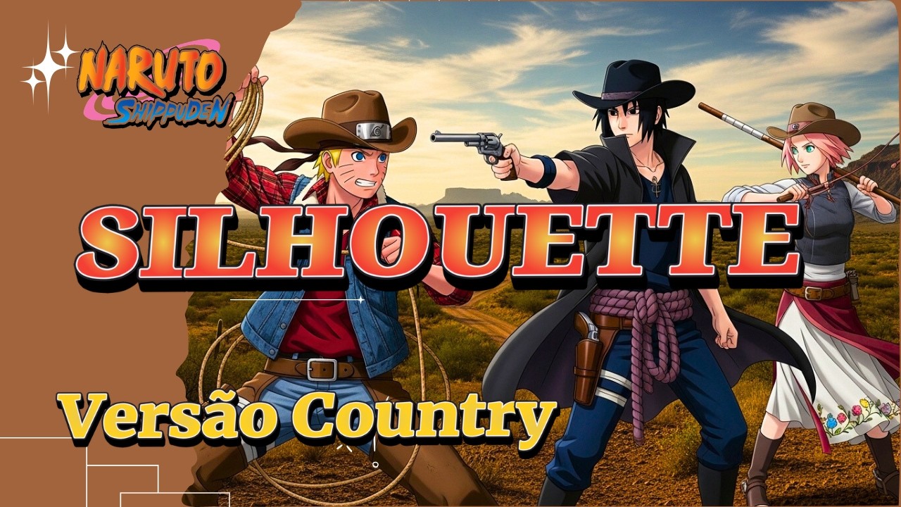 SILHOUETTE 🐎Versão Country 📻 Naruto Shippuden Opening 16