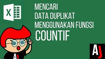 Cara Mencari Data Duplikat pada Excel dengan fungsi COUNTIF - Tutorial Excel Indonesia