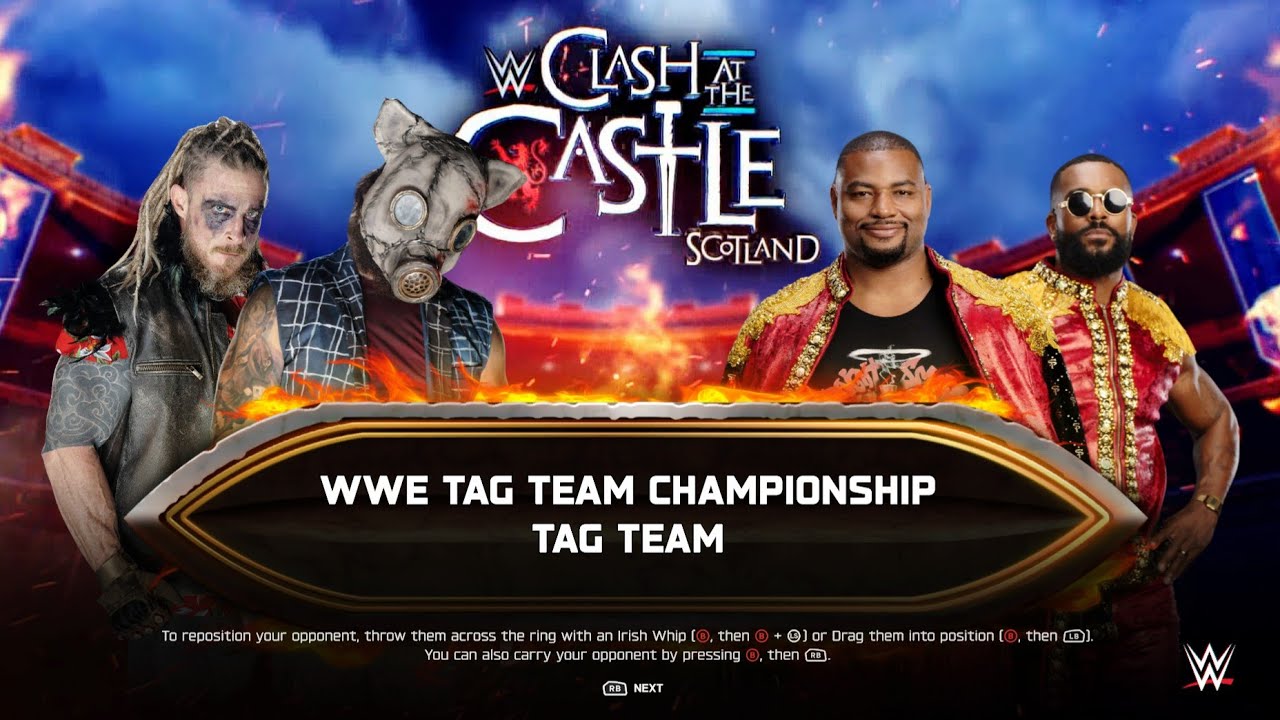 The Wyatt Sicks vs. The Street Profits | Championship Match at Clash In Paris | WWE 2K25 