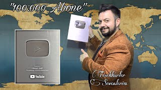 Hüseyin Kağıt 100.000 Aboneye Özel Plaket Hüseyin Kağıt 100.000 Aboneye Özel Plaket
