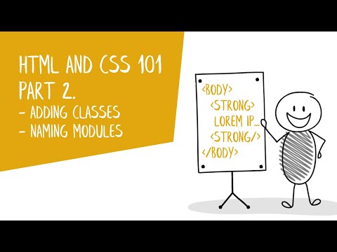 HTML & CSS best practices: Lesson 2. - Adding classes and naming modules
