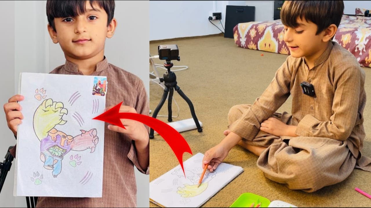 Awesome Weather in my City | Second Shape Drawing | Hashir Imran - YouTube