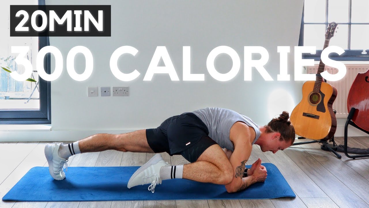 BURN 300 CALORIES IN 20 MINUTES | NO EQUIPMENT | FOLLOW ALONG WORKOUT ...