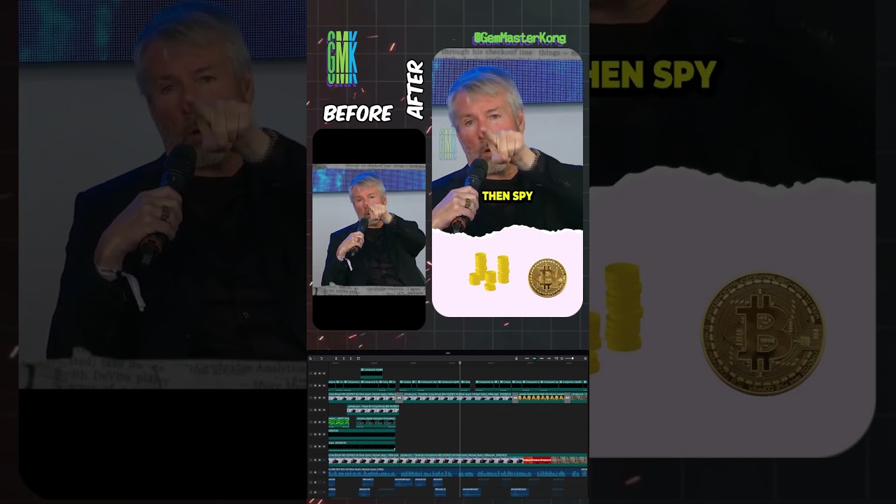 Michael Saylor's bitcoin thoughts - before and after #michaelsaylor #crypto #bitcoin #cryptocurrency