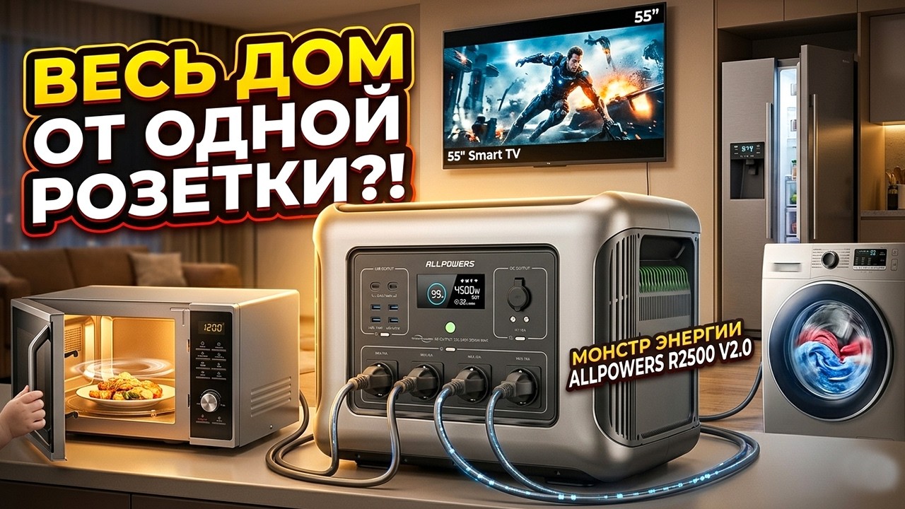 ALLPOWERS R2500 V2.0 Charging Station 👉 Real-World Test! - YouTube