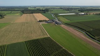 Luchtvideo Kromme Rijn Tussen Odijk En Werkhoven - Niet Bewerkt En Geen Geluid 5K