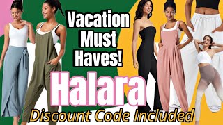 HALARA VACATION TRY ON | VACATION MUST HAVES 2024