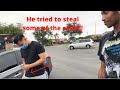 He tried to rob me at a sneaker meetup...