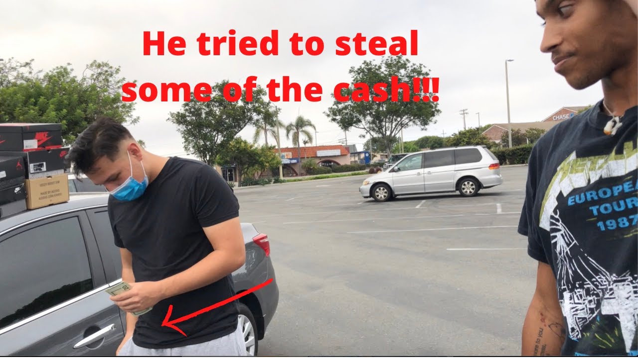 He tried to rob me at a sneaker meetup...