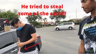 He tried to rob me at a sneaker meetup...