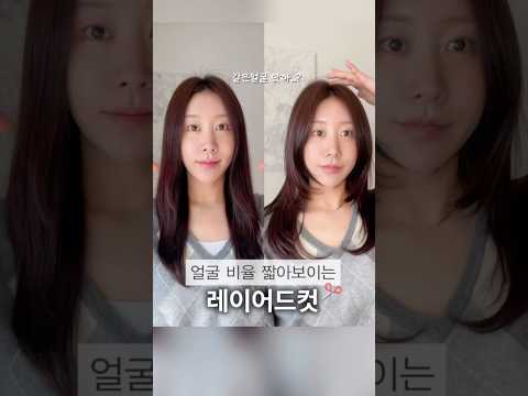 3년째 하는 머리👍🏻#중안부#하이레이어드컷#스타일링