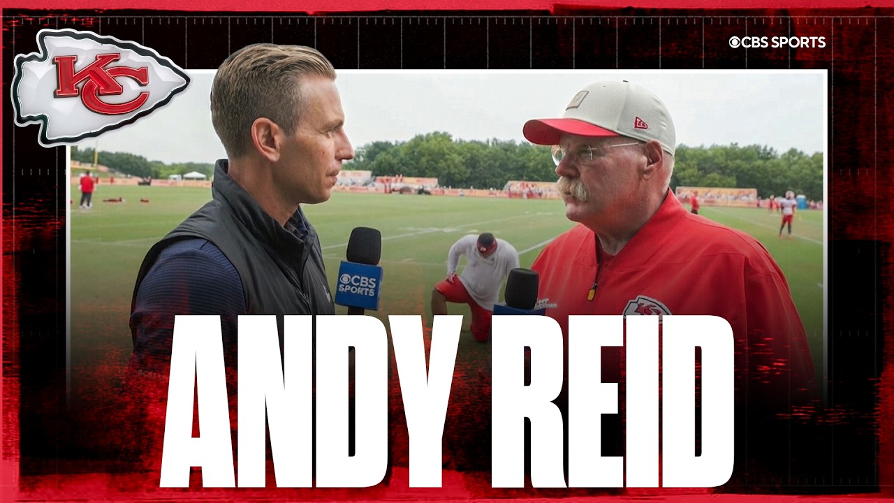 Andy Reid on impressions of Patrick Mahomes at Chiefs Training Camp, Travis Kelce going into Year 14
