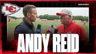 Andy Reid on impressions of Patrick Mahomes at Chiefs Training Camp, Travis Kelce going into Year 14