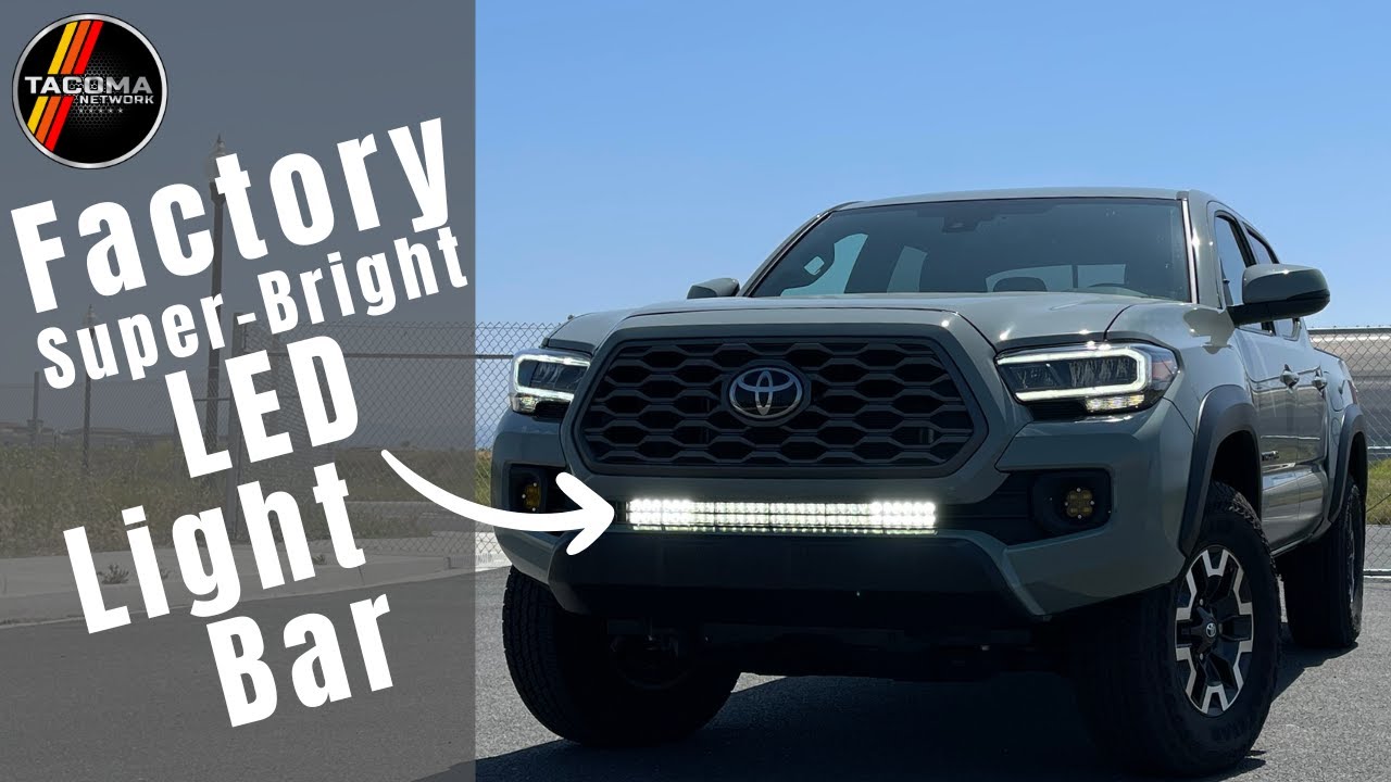 Cali Raised LED Hidden 32" Lightbar Toyota 3rd Gen Factory