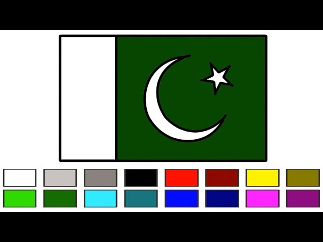 Pakistan Flag Icon In Black Outline Flat Design. Independence Day Or  National Day Holiday Concept. Royalty Free SVG, Cliparts, Vectors, and  Stock Illustration. Image 125383951.