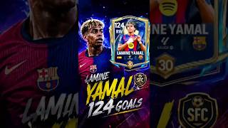 Testing 124 TOTS Lamine Yamal From Outside The Box! ⚡️👀 #lamineyamal #yamal #fcmobile