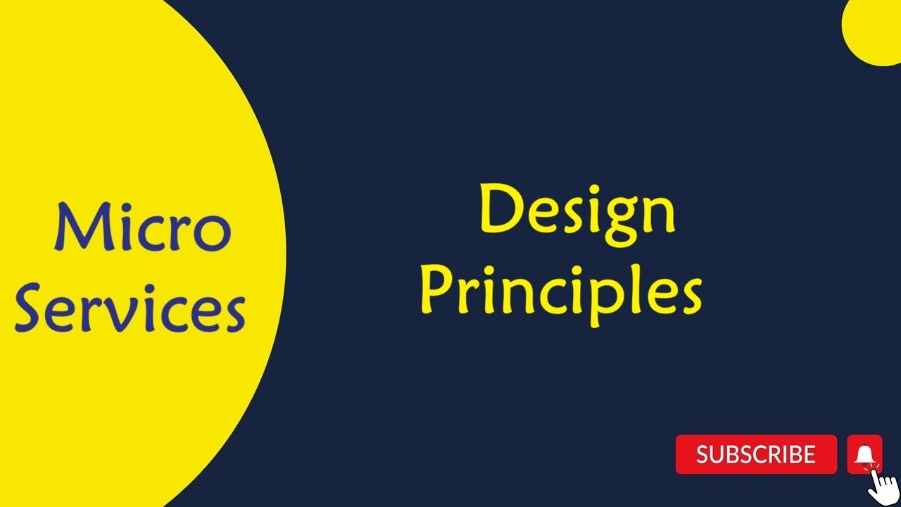 Microservices Tutorial: 2 - Microservices Design Principles in Telugu ...