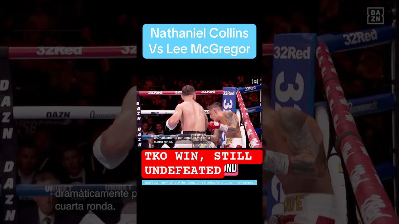 Nathaniel Collins defeated Lee McGregor via 4th-round TKO 