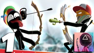 Stickman Archer online - Gameplay Part 1 (Android, iOS) screenshot 3