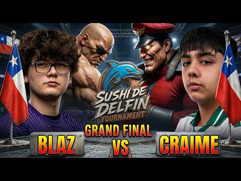 🔥 GRAND FINAL  ▰ BLAZ (Sagat) vs CRAIME (M.bison) SUSHI DE DELFIN TOURNAMENT ▰ Street Fighter 6 🔥