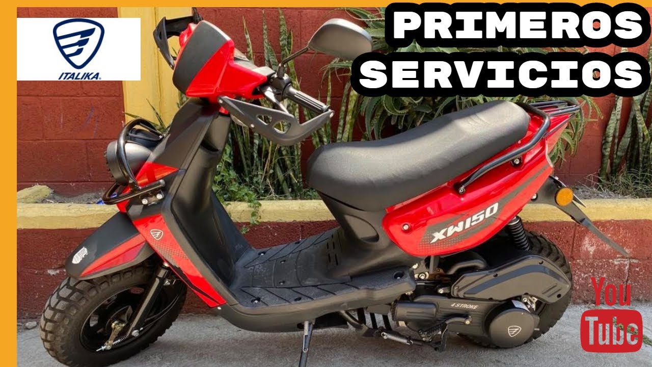 PRIMEROS SERVICIOS A LA ITALIKA/ SCOOTER XW150 YouTube