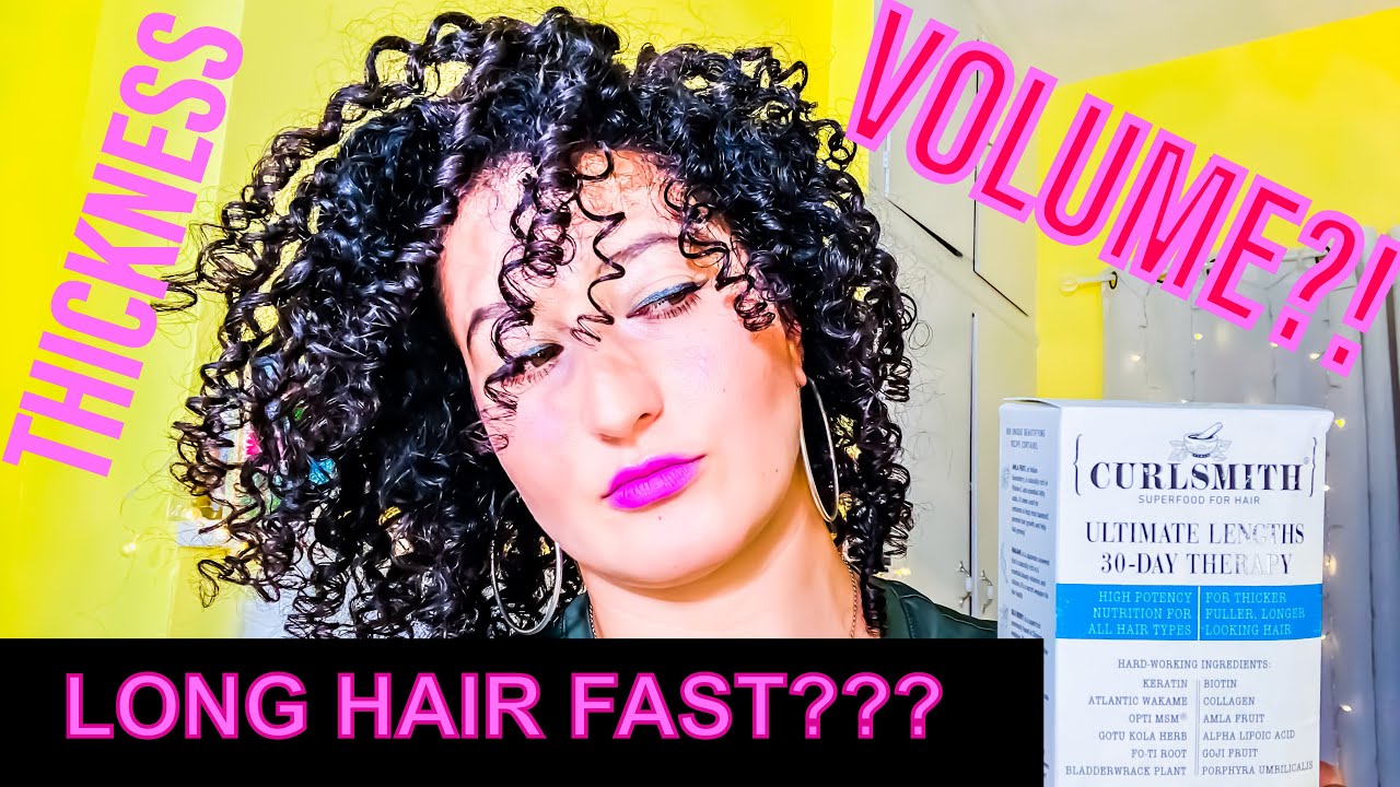 HAIR GROWTH CHALLENGE CURLSMITH /30 day routine/ Long curly hair PART 1