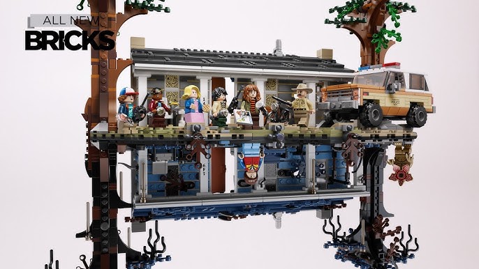 LEGO Upside Down Tunnels Scene (Dig Dug) From STRANGER THINGS! // Custom  LEGO MOC 