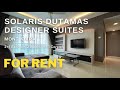 Solaris dutamas designer suites elegant living with the best view