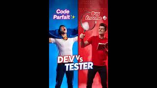 Developer VS Tester 💻 Le combat éternel du code 🎭