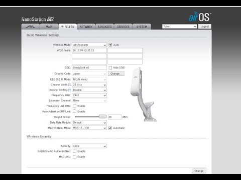 شرح اعدادات نانو استيشن ام تو وكيفية اظهار كل ماكات العملاء على الاكسسات nanostation m2