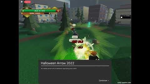 Using the 2022 Halloween Arrow in Crusaders Heaven