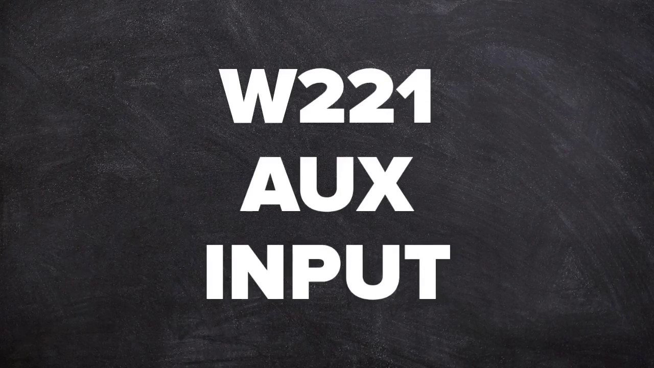 Mercedes W221 Aux Input Mercedes Benz W221 S Class AUX Audio Input
