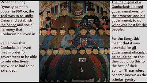 Confucianism and Gov't in the Song Dynasty