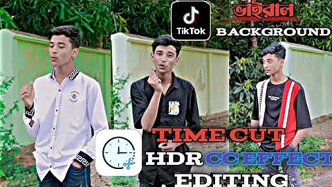 Tiktok new trending HDR effect video editing in Timecut.Timecut HDR CC Effect editing.nirob vai