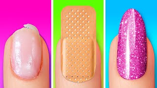 Amazing Beauty Hacks That Will Save Your Money || Cool Nail Design Ideas And DIY Accessories