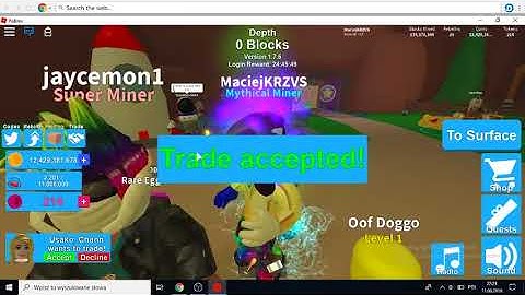 GETTING THE OOF DOGGO OMG (Mining simulator)