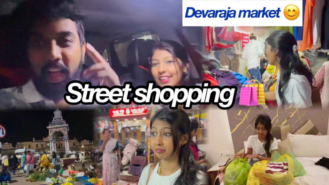 Heavy shopping in Mysore😍/world first mysore pak try panrom😱/#agvlogs #vlog #love #mysore
