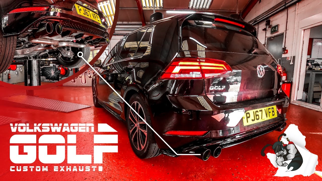 VW Golf 1.5 TSI GOLF R Performance Exhaust System YouTube