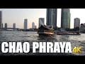 Chao Phraya Express Boat, Bangkok river tour 4k 60fps