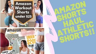 SOFT BIKER SHORTS FOR WOMEN | AMAZON GYM SHORTS UNDER $20 REVIEW TRY ON HAUL| screenshot 2