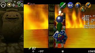 Fire Temple - fire maze bk skip as backup from SoT block room