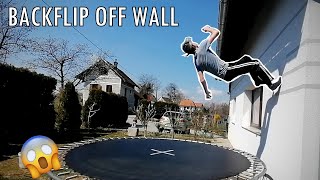 My Wall Flip Progression! (TRAMPOLINE)