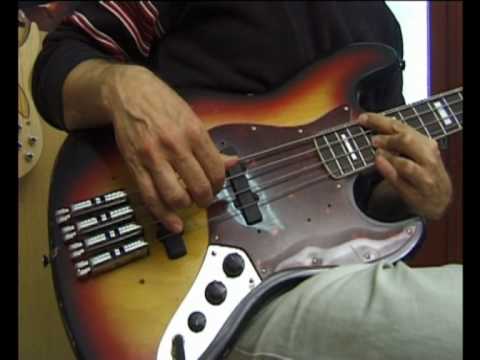 Neuser Fretless System bass solo demonstration