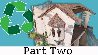 DIY Cardboard House!!  Part 2