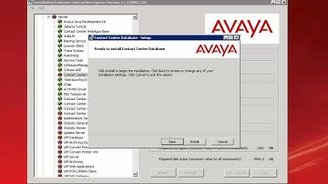 How to Install Avaya Contact Center Database in CIE 1.1.5