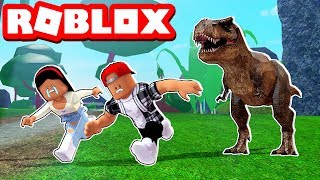 HUNTED BY A DINOSAUR! - ROBLOX TIME TRAVEL ADVENTURES! HUNTED BY A DINOSAUR! - ROBLOX TIME TRAVEL ADVENTURES!