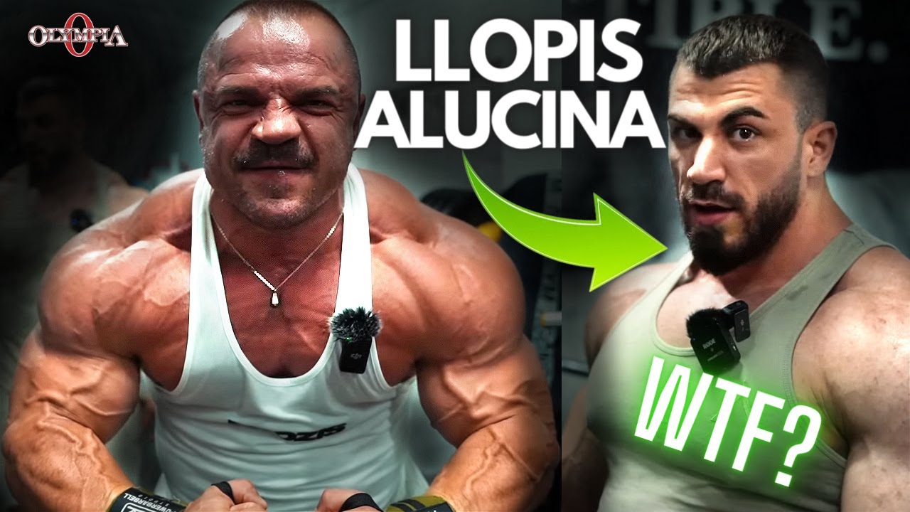 PABLO LLOPIS ALUCINA ENTRENANDO CON ANGEL CALDERON TOP 2 OLYMPIA - Reaccion culturismo julktrainer