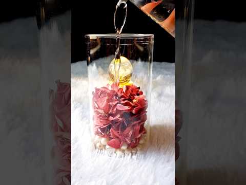 Pink Flower 🌸 Water Candle #shorts #smallbusiness #satisfying  #ytshorts